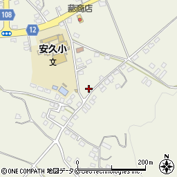 宮崎県都城市安久町2555-1周辺の地図