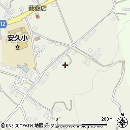 宮崎県都城市安久町2537周辺の地図