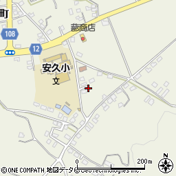 宮崎県都城市安久町2551周辺の地図