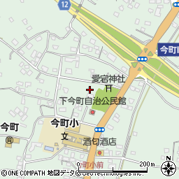 宮崎県都城市今町8929周辺の地図