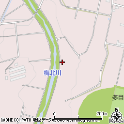 梅北川周辺の地図