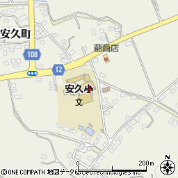 宮崎県都城市安久町2648周辺の地図