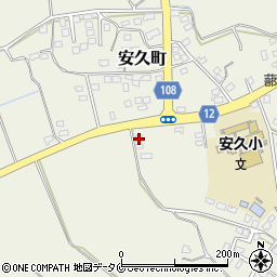 宮崎県都城市安久町2673周辺の地図