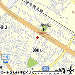 鹿児島県いちき串木野市湊町3丁目209周辺の地図