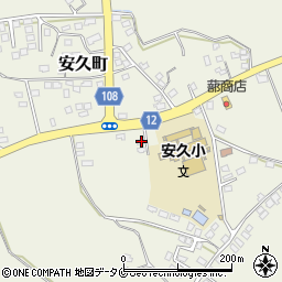 宮崎県都城市安久町2664周辺の地図