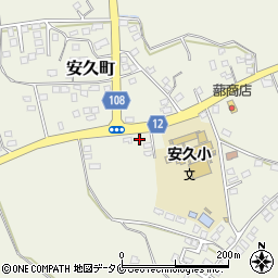 宮崎県都城市安久町2665周辺の地図