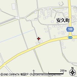 宮崎県都城市安久町2340周辺の地図