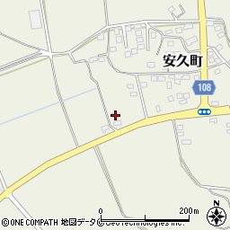 宮崎県都城市安久町2341周辺の地図