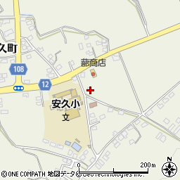 宮崎県都城市安久町2465周辺の地図