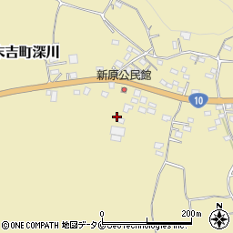 鹿児島県曽於市末吉町深川2874周辺の地図