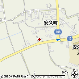 宮崎県都城市安久町2351周辺の地図