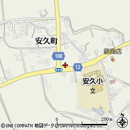 宮崎県都城市安久町2367周辺の地図