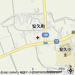 宮崎県都城市安久町2357周辺の地図