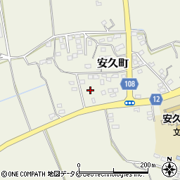 宮崎県都城市安久町2354周辺の地図