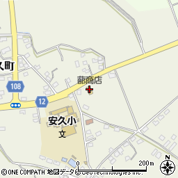 宮崎県都城市安久町2437周辺の地図
