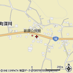 鹿児島県曽於市末吉町深川2879-6周辺の地図