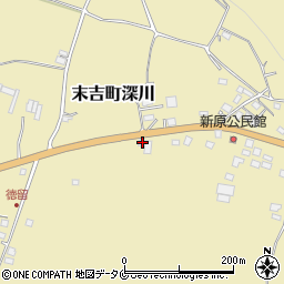 鹿児島県曽於市末吉町深川2804-2周辺の地図