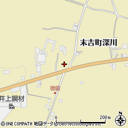 鹿児島県曽於市末吉町深川8322-3周辺の地図