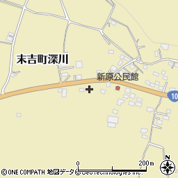 鹿児島県曽於市末吉町深川2802周辺の地図