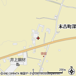 鹿児島県曽於市末吉町深川8317周辺の地図