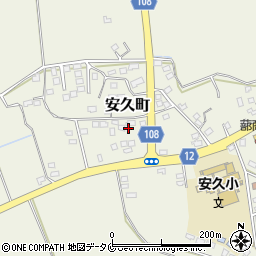 宮崎県都城市安久町2363-1周辺の地図