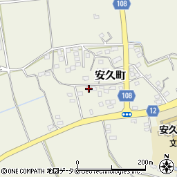 宮崎県都城市安久町2355周辺の地図