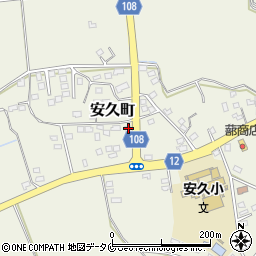 宮崎県都城市安久町2363-3周辺の地図