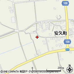 宮崎県都城市安久町2297周辺の地図