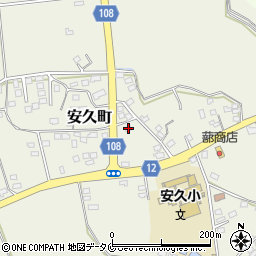 宮崎県都城市安久町2365周辺の地図