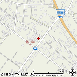 宮崎県都城市安久町6105周辺の地図