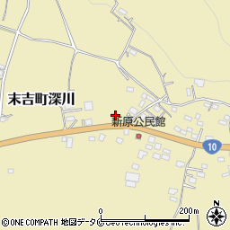 鹿児島県曽於市末吉町深川2725周辺の地図