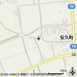 宮崎県都城市安久町2296周辺の地図