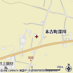 鹿児島県曽於市末吉町深川8322周辺の地図