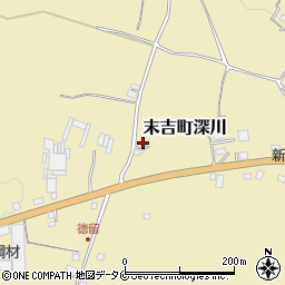 鹿児島県曽於市末吉町深川2781周辺の地図