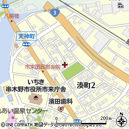 鹿児島県いちき串木野市湊町2丁目67周辺の地図