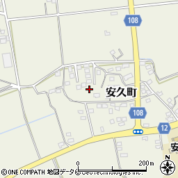 宮崎県都城市安久町2294周辺の地図