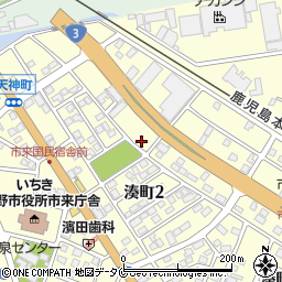 鹿児島県いちき串木野市湊町2丁目周辺の地図