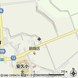 宮崎県都城市安久町2425周辺の地図