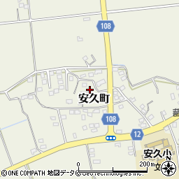 宮崎県都城市安久町2283周辺の地図