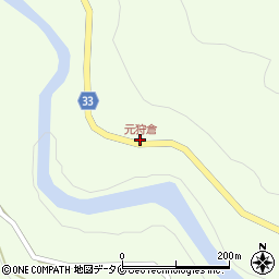 元狩倉周辺の地図