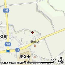 宮崎県都城市安久町2373-6周辺の地図