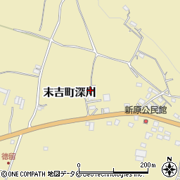 鹿児島県曽於市末吉町深川2785-2周辺の地図