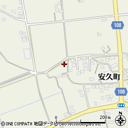 宮崎県都城市安久町2298-7周辺の地図