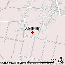 宮崎県都城市大岩田町6032-4周辺の地図