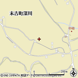 鹿児島県曽於市末吉町深川3906周辺の地図