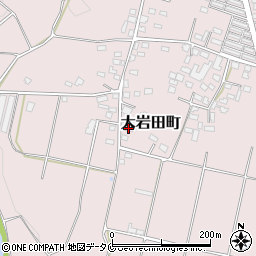 宮崎県都城市大岩田町6032-1周辺の地図