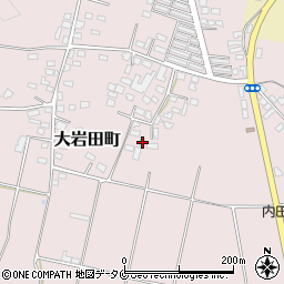 宮崎県都城市大岩田町6079-1周辺の地図