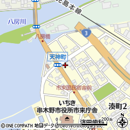 鹿児島県いちき串木野市湊町2丁目49周辺の地図
