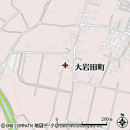 宮崎県都城市大岩田町6281-2周辺の地図