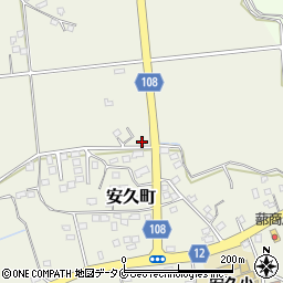 宮崎県都城市安久町7092周辺の地図